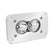 S2 Pro White Flush Mount LED Auxiliary Light Pod