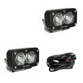 S2 Pro Black LED Auxiliary Light Pod Pair