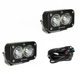 S2 Pro Black LED Auxiliary Light Pod Pair