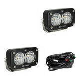 S2 Pro Black LED Auxiliary Light Pod Pair