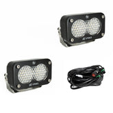 S2 Pro Black LED Auxiliary Light Pod Pair