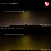 S2 Sport Black Flush Mount LED Auxiliary Light Pod