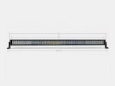 52" Curved 5D Dual Row 5D Optic OSRAM LED Bar - Spot