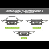 Tacoma Hybrid Front Bumper / 3rd Gen / 2016-2023 for Toyota Tacoma