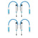 King Shocks 2.0 Performance w/ Remote Reservoir Shocks Set for 1991-2000 Mitsubishi Montero 4WD RWD