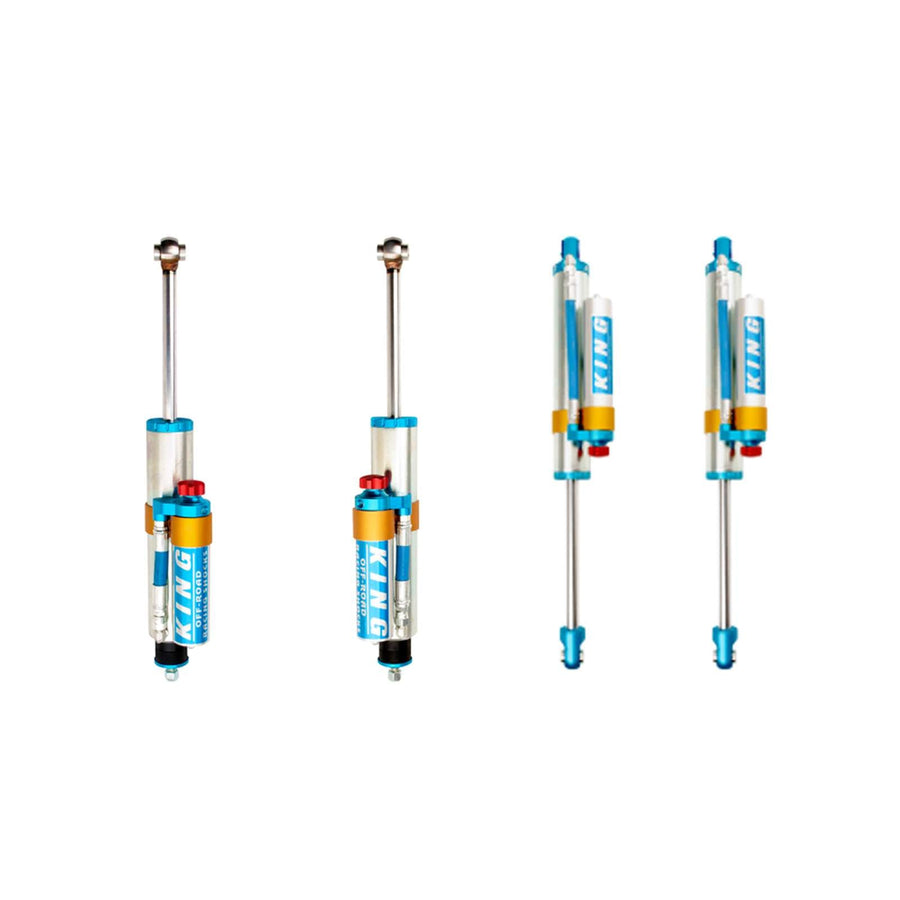 King Shocks 2.5 Performance w/ Remote Reservoir Shocks Set for 2005-2016 Ford F350 Super Duty 4WD for Ford Super Duty