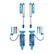 2.5 Performance Series Shocks Set for 2004-2015 Nissan Titan 4WD RWD w/0-2.5" lift for Nissan Titan