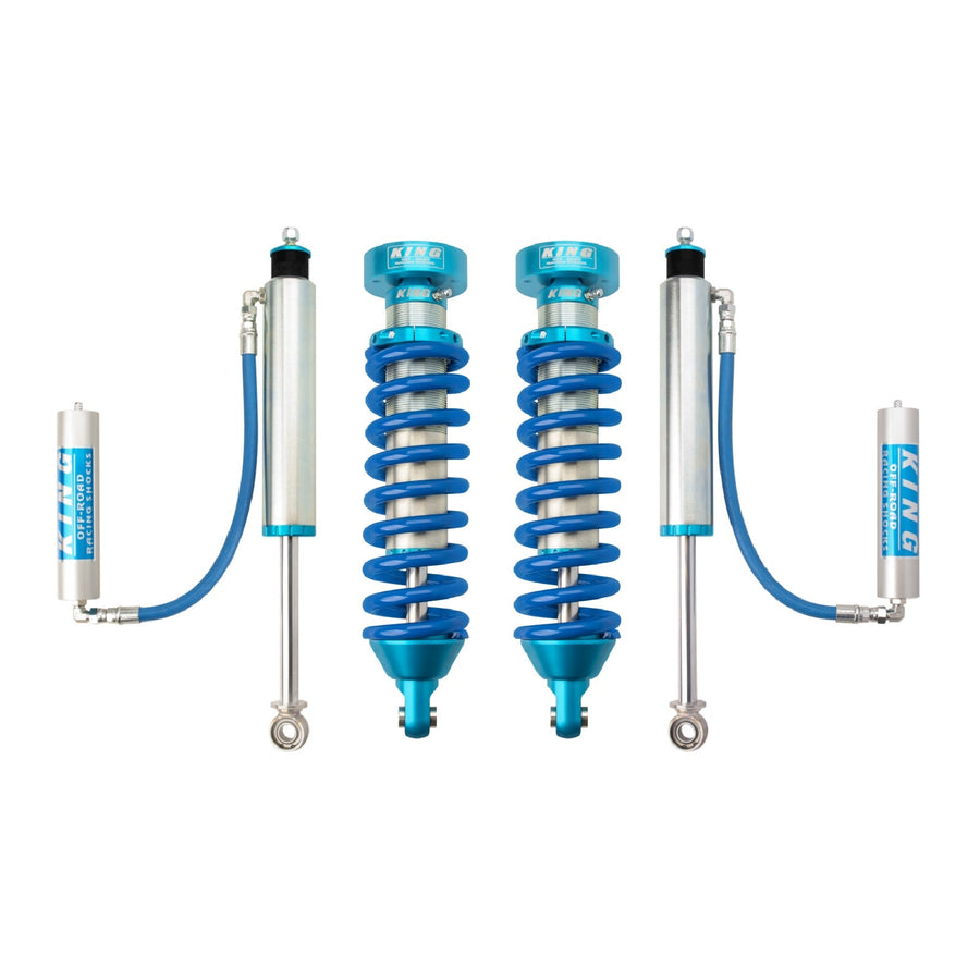 King Shocks 2.5 Performance Coilovers + Rear Reservoir Shocks Set for 1996-2002 Toyota Land Cruiser 90 4WD w/0-2.5" lift for Toyota Land Cruiser