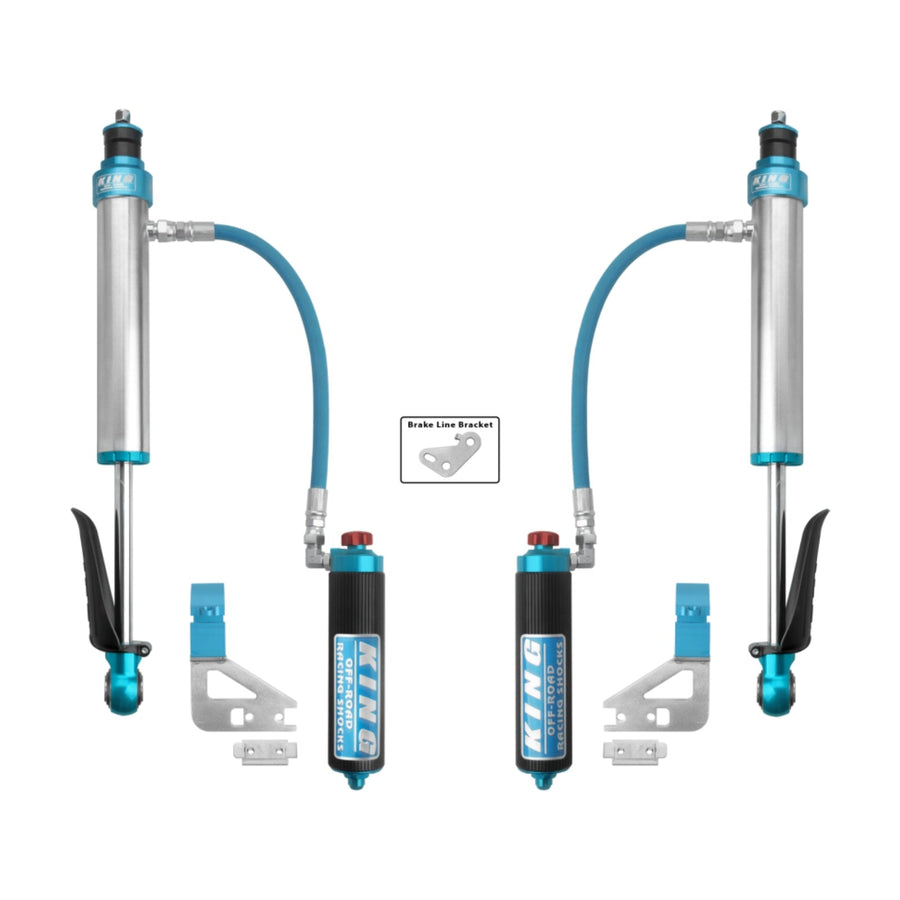 King Shocks 2.5 Performance w/ Adjustable Remote Reservoir Shocks Rear Pair for 2022-2024 Toyota Tundra 4WD for Toyota Tundra