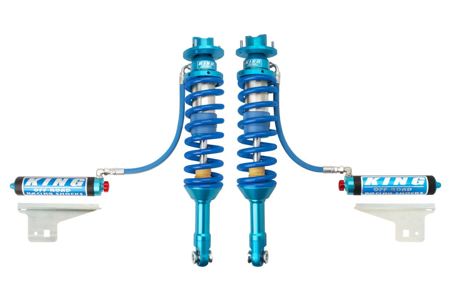 King Shocks 3.0 Performance Coilovers w/ Adjustable Remote Fin Reservoir Front Pair for 2010-2014 Ford Raptor 4WD for Ford Raptor