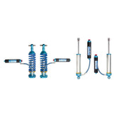 King Shocks 3.0 Performance Coilovers w/ Adjustable Remote Reservoir + Rear Adj Reservoir Shocks Set for 2019-2024 Chevrolet Silverado 1500 4WD w/0-2.5" lift for Chevrolet Silverado