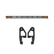 Premium Roof Rack Front Light Bar Kit for 2010-2024 Toyota 4Runner