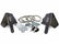 DOBINSONS RESERVOIR BRACKET KIT FOR FORD BRONCO REAR – RM19-051 for Ford Bronco