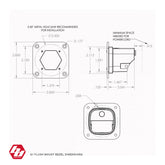 S1 Flush Mount Bezel Kit