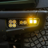 Ford S2 SAE “Sportsmen” Fog Pocket Light Kit - Ford 2021-2026 Bronco; Steel Bumper