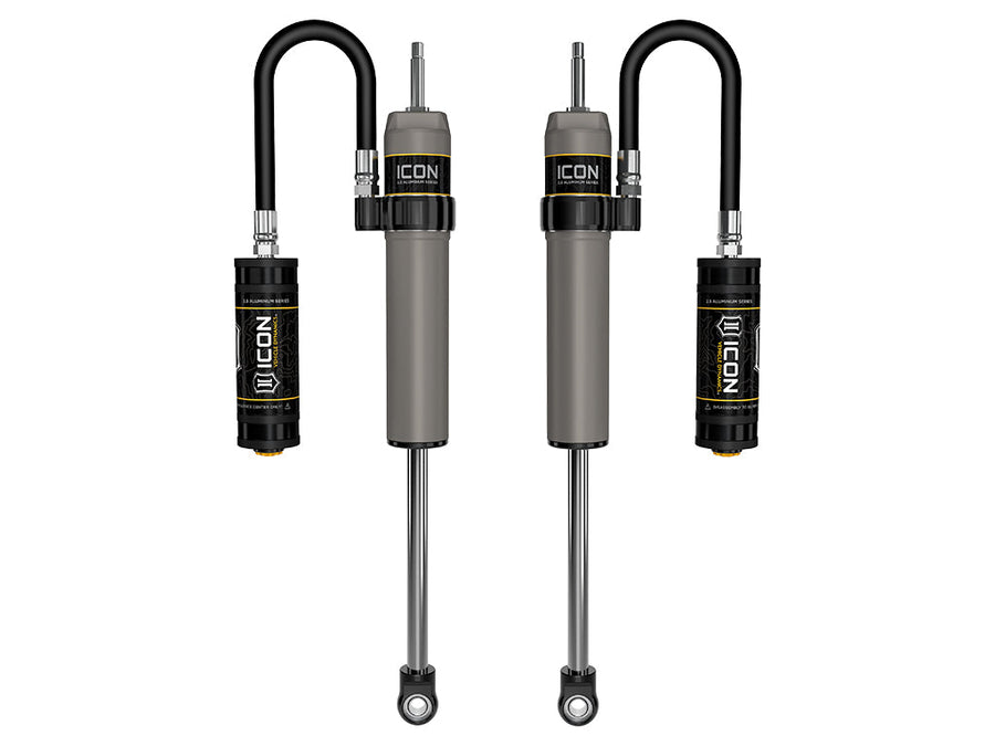 ICON 2023-2025 Ford F-250/F-350 Super Duty 4WD, 4.5” Lift, Front, V.S. 2.5 Aluminum Series Shocks, Remote Reservoir, Pair for Ford Super Duty