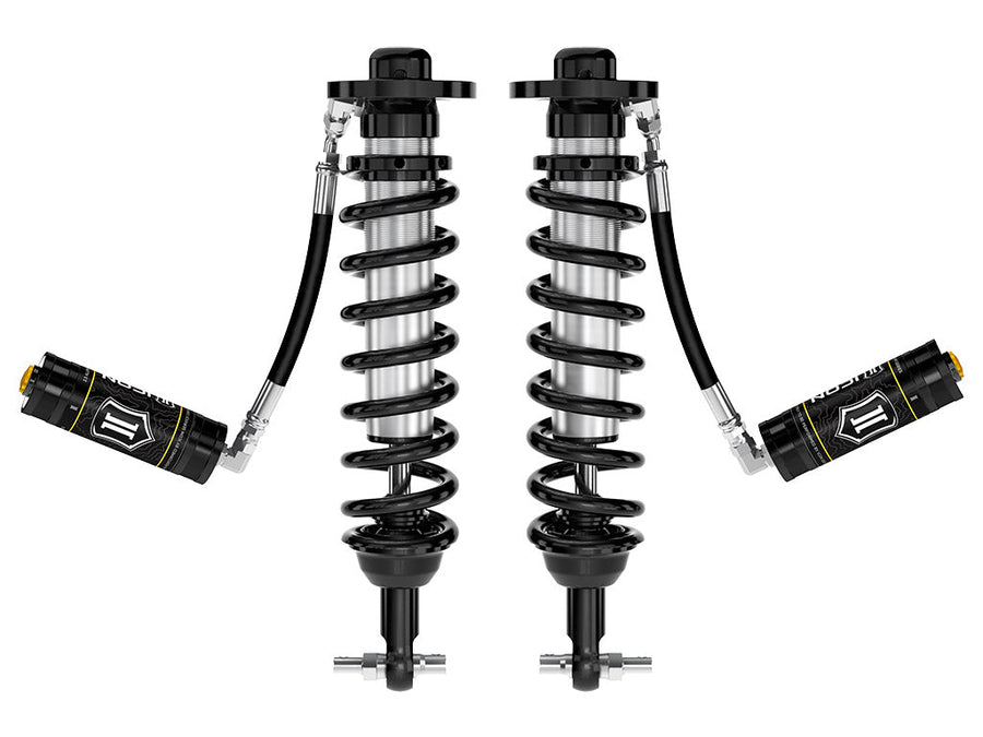 ICON 2021-2025 Ford F-150 4WD, 0-2.75" Lift, Front, V.S. 2.5 Series Coilovers, Remote Reservoir, Pair for Ford F-150