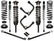 ICON 2003-09 Lexus GX470, 0-3.5" Lift, Stage 3 Suspension System, Tubular UCA for Lexus GX470
