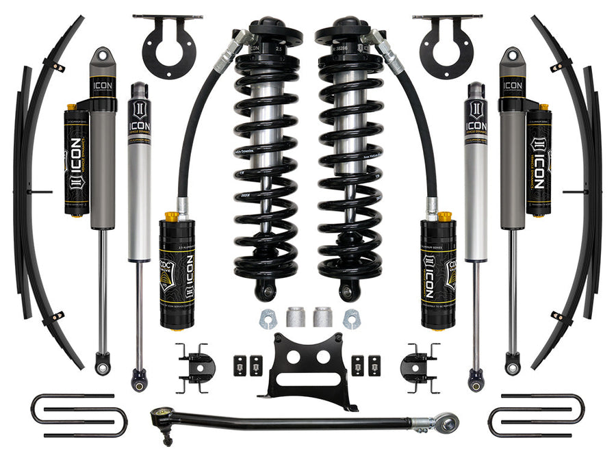 ICON 2017-2022 Ford F-250/F-350 Super Duty 4WD, 2.5-3" Lift, Stage 4 Coilover System w/ Expansion Packs for Ford Super Duty