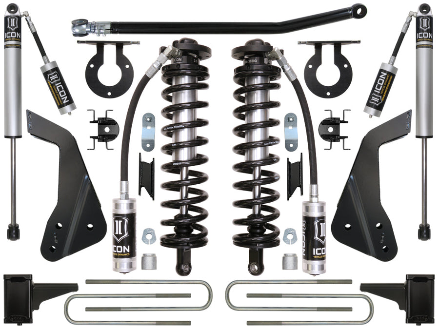 ICON 2008-2010 Ford F250/F350, 4-5.5" Lift, Stage 1 Coilover Conversion System for Ford Super Duty