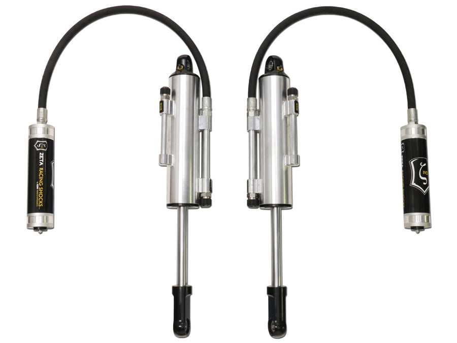 ICON 2010-14 Ford Raptor Front Secondary 3.0 Zeta Remote Reservoir Shocks, Pair for Ford F-150