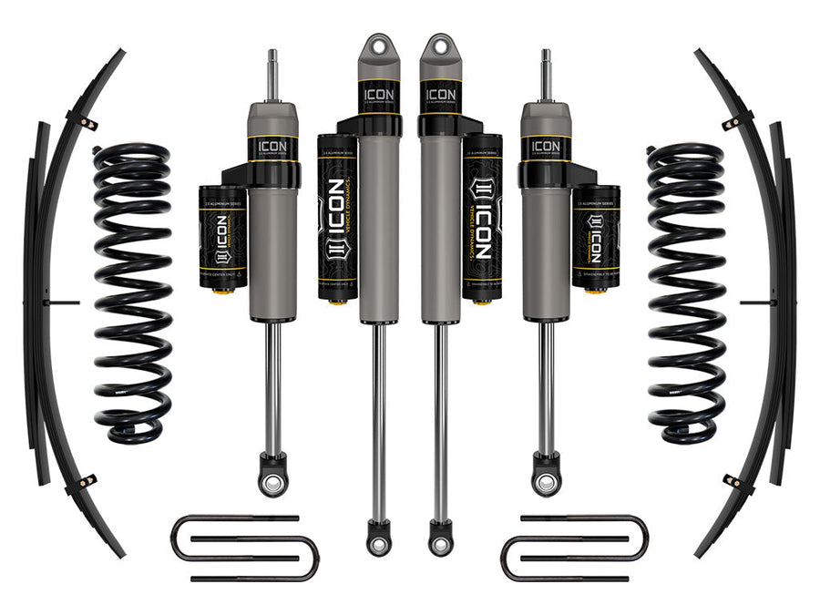ICON 2011-2016 Ford F-250/F-350 Super Duty 4WD Diesel, 2.5" Lift, Stage 3 Suspension System w/ Expansion Packs for Ford Super Duty