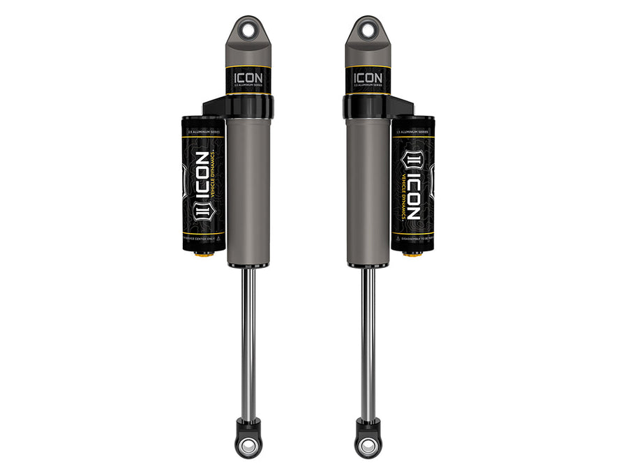 ICON 2021-2025 Ford F-150 4WD/F-150 Tremor, 0-2" Lift, Rear, V.S. 2.5 Aluminum Series Shock Absorbers, Piggyback Reservoir, Pair for Ford F-150