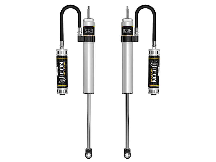 ICON 2003-12 Ram 2500/3500 HD, 2.5” Lift, Front, 2.5 VS Remote Res Shocks, Pair for Ram 2500