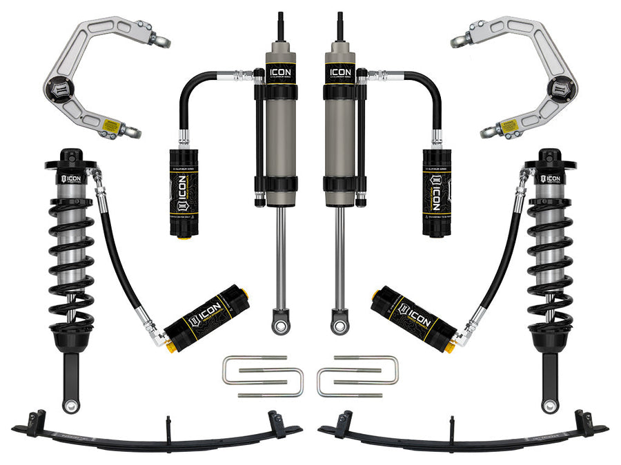 ICON 2005-2015 Toyota Tacoma 0-3.5" Lift/2016-2023 Tacoma 0-2.75" Lift, Stage 7 Suspension System, Billet, CDCV for Toyota Tacoma