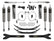 ICON 2023-2025 Ford F-250/F-350 Super Duty 4WD, Gas, 4.5" Lift, Stage 3 Suspension System w/ Radius Arms & Expansion Packs for Ford Super Duty