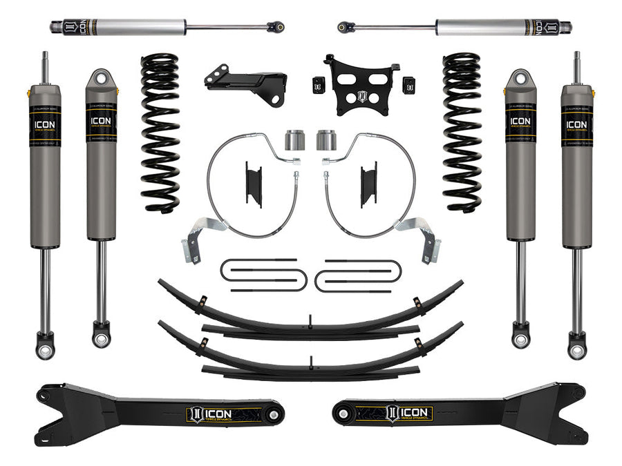 ICON 2023-2025 Ford F-250/F-350 Super Duty 4WD, Gas, 4.5" Lift, Stage 3 Suspension System w/ Radius Arms & Expansion Packs for Ford Super Duty