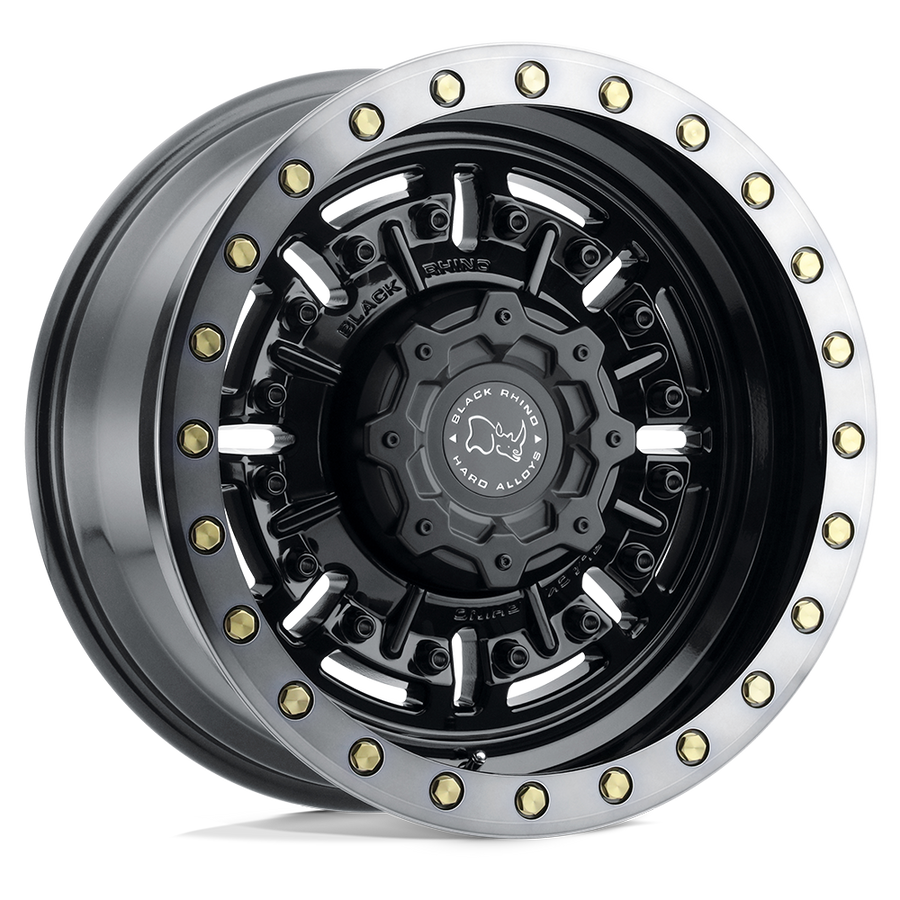 Black Rhino Abrams Gloss Gun Black Mach Dark Tint Wheel