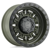 Black Rhino Abrams Olive Drab Green Wheel