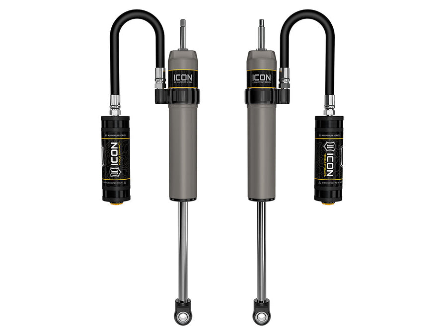ICON 2022-2026 Toyota Tundra, 3-3.5" Lift, Rear, V.S. 2.5 Aluminum Series Shock Absorbers, Remote Reservoir, Pair for Toyota Tundra