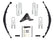 ICON 2000-04 Ford F250/F350, 4" Lift Suspension System, Leaf Spring & Block for Ford Super Duty