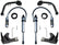 ICON 2010-2024 Toyota 4Runner/2010-2014 Toyota FJ Cruiser, Stage 2, S2 Secondary Shock Upgrade System for Toyota 4Runner