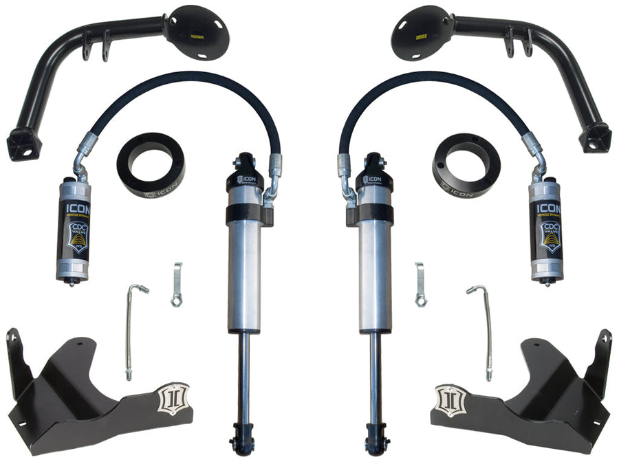 ICON 2010-2024 Toyota 4Runner/2010-2014 Toyota FJ Cruiser, Stage 2, S2 Secondary Shock Upgrade System for Toyota 4Runner