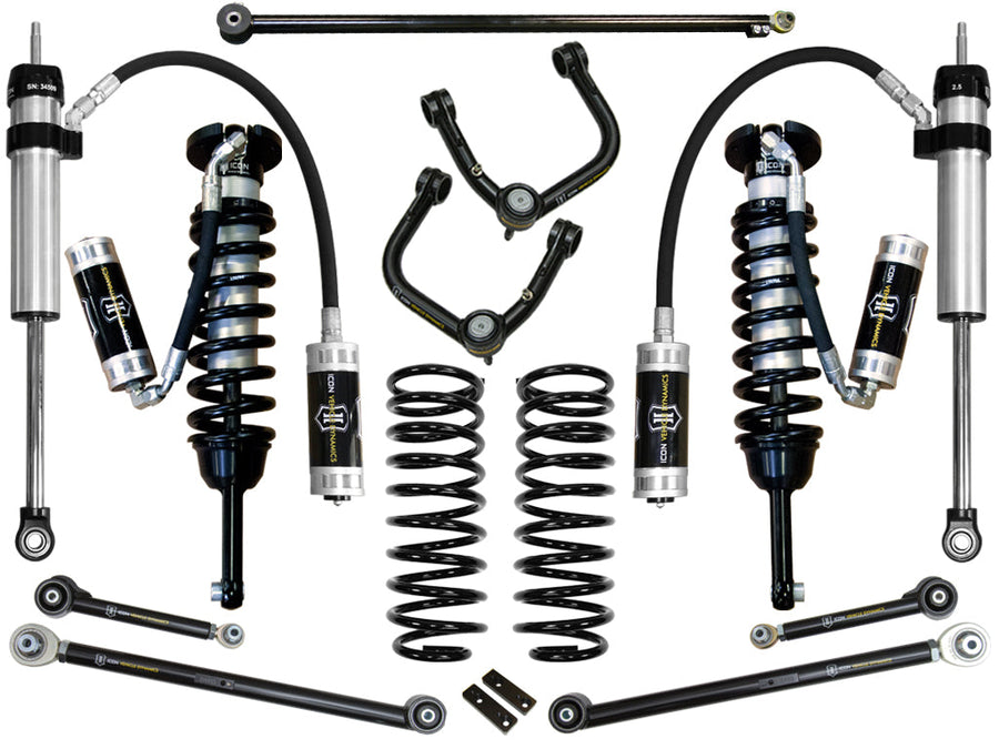 ICON 03-09 4Runner/FJ Cruiser 0-3.5" Lift Stage 6 Suspension System, Tubular UCA for Toyota 4Runner