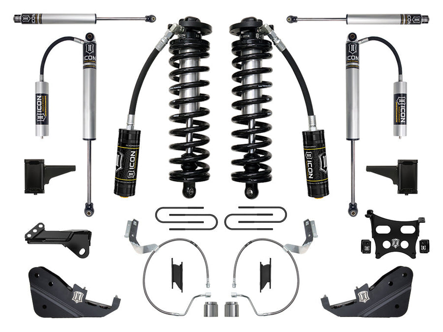 ICON 2023-2025 Ford F-250/F-350 Super Duty 4WD, 4-5.5" Lift, Stage 2 Coilover Conversion System for Ford Super Duty
