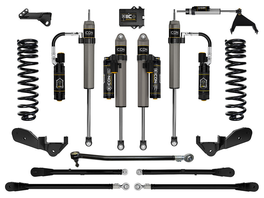 ICON 2023-2025 Ford F-250/F-350 Super Duty 4WD, Diesel, 2.5" Lift, Stage 6 Suspension System w/ 4-Link for Ford Super Duty