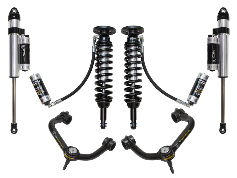 ICON 2009-2013 Ford F-150 4WD, 1.75-2.63" Lift, Stage 5 Suspension System, Tubular for Ford F-150