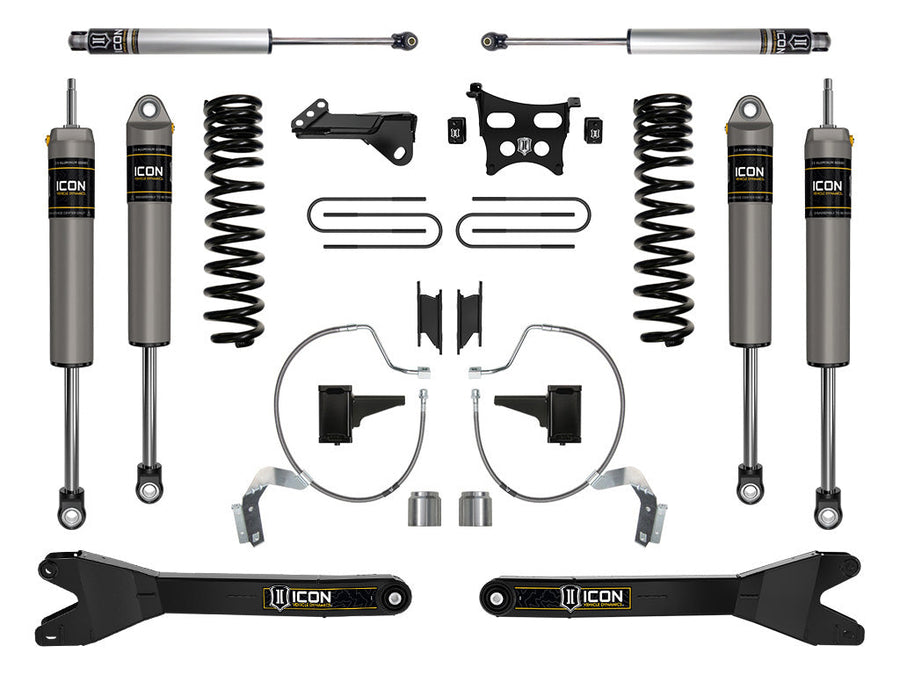 ICON 2023-2025 Ford F-250/F-350 Super Duty 4WD, Diesel, 4.5" Lift, Stage 3 Suspension System w/ Radius Arms for Ford Super Duty