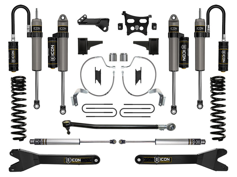 ICON 2023-2025 Ford F-250/F-350 Super Duty 4WD, Diesel, 4.5" Lift, Stage 4 Suspension System w/ Radius Arms for Ford Super Duty