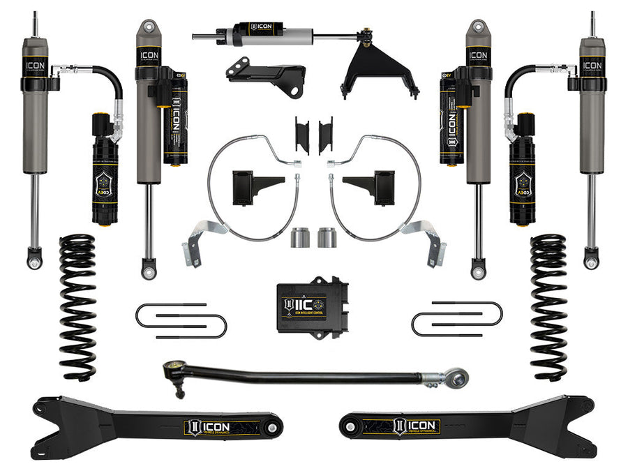 ICON 2023-2025 Ford F-250/F-350 Super Duty 4WD, Diesel, 4.5" Lift, Stage 8 Suspension System w/ Radius Arms for Ford Super Duty