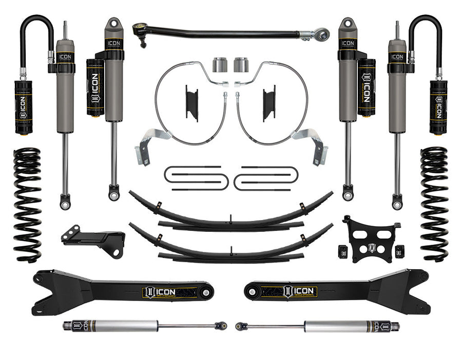 ICON 2023-2025 Ford F-250/F-350 Super Duty 4WD, Gas, 4.5" Lift, Stage 4 Suspension System w/ Radius Arms & Expansion Packs for Ford Super Duty