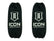 ICON 2.5 Series Coil Spring Wrap, Short (11.25”-12.25”), w/ Stacked Logo, Pair for Universal