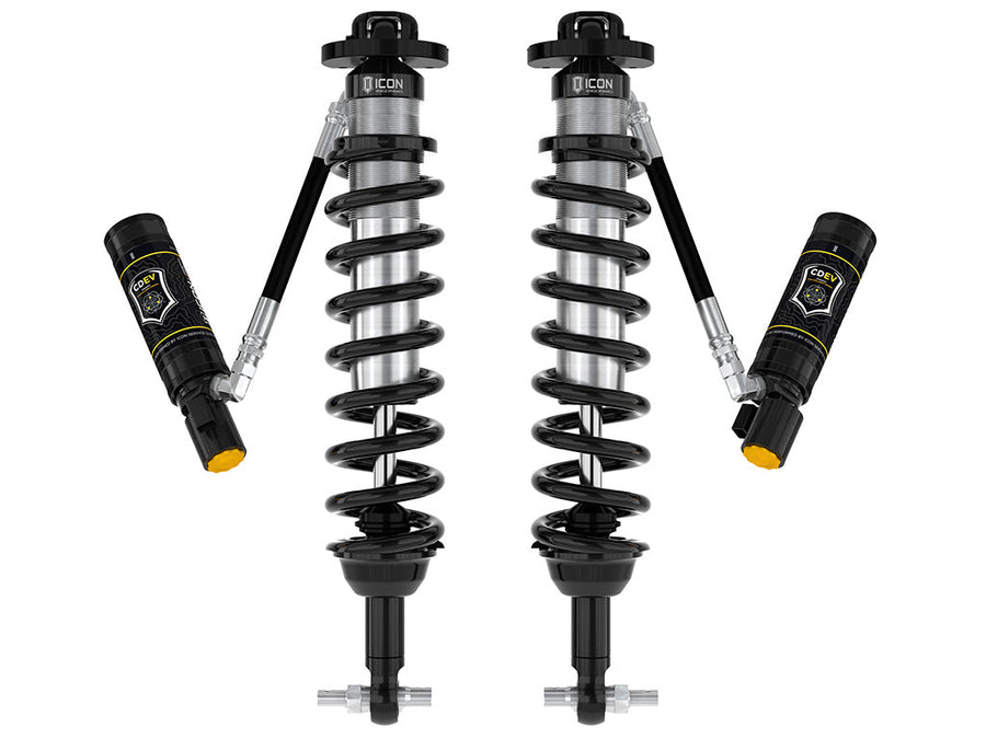 ICON 2021-2026 Ford Bronco, Front, 1.5-4” Lift, V.S. 2.5 Series Coilover Kit, Remote Reservoir w/ CDEV, Pair for Ford Bronco