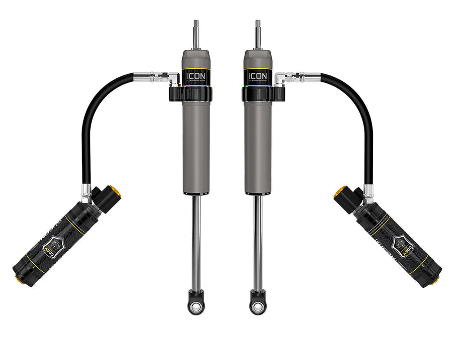 ICON 2022-2026 Toyota Tundra, 3-3.5" Lift, Rear, V.S. 2.5 Aluminum Series Shock Absorbers, Remote Reservoir w/ CDEV, Pair for Toyota Tundra