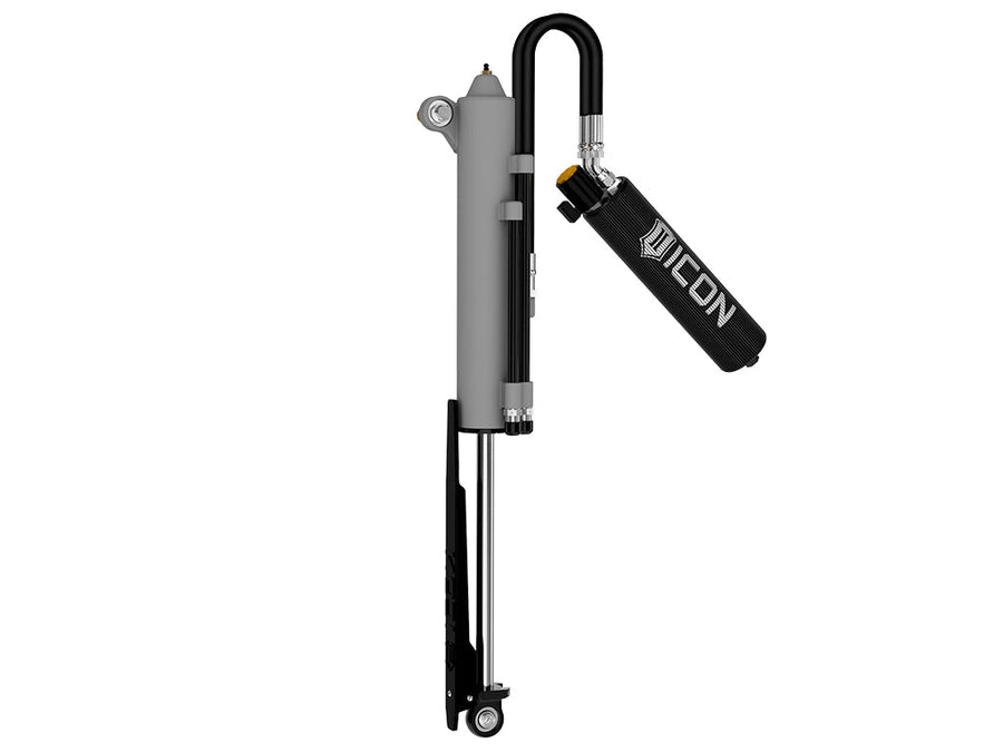 ICON 2021-2025 Ford F-150 Raptor, Driver Rear, V.S. 3.0 Series Zeta Bypass RXT Shock Absorber, Remote Reservoir w/ CDEV for Ford F-150