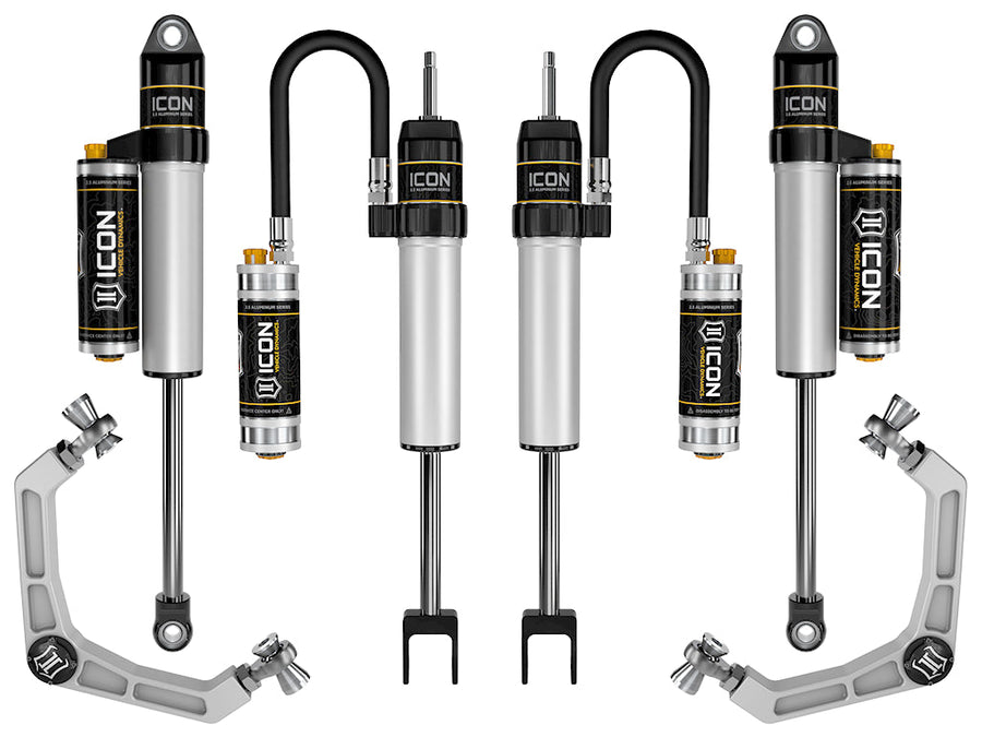 ICON 2020-2026 GM 2500/3500 HD, 0-2" Lift, Stage 3 Suspension System, Billet for Chevrolet Silverado